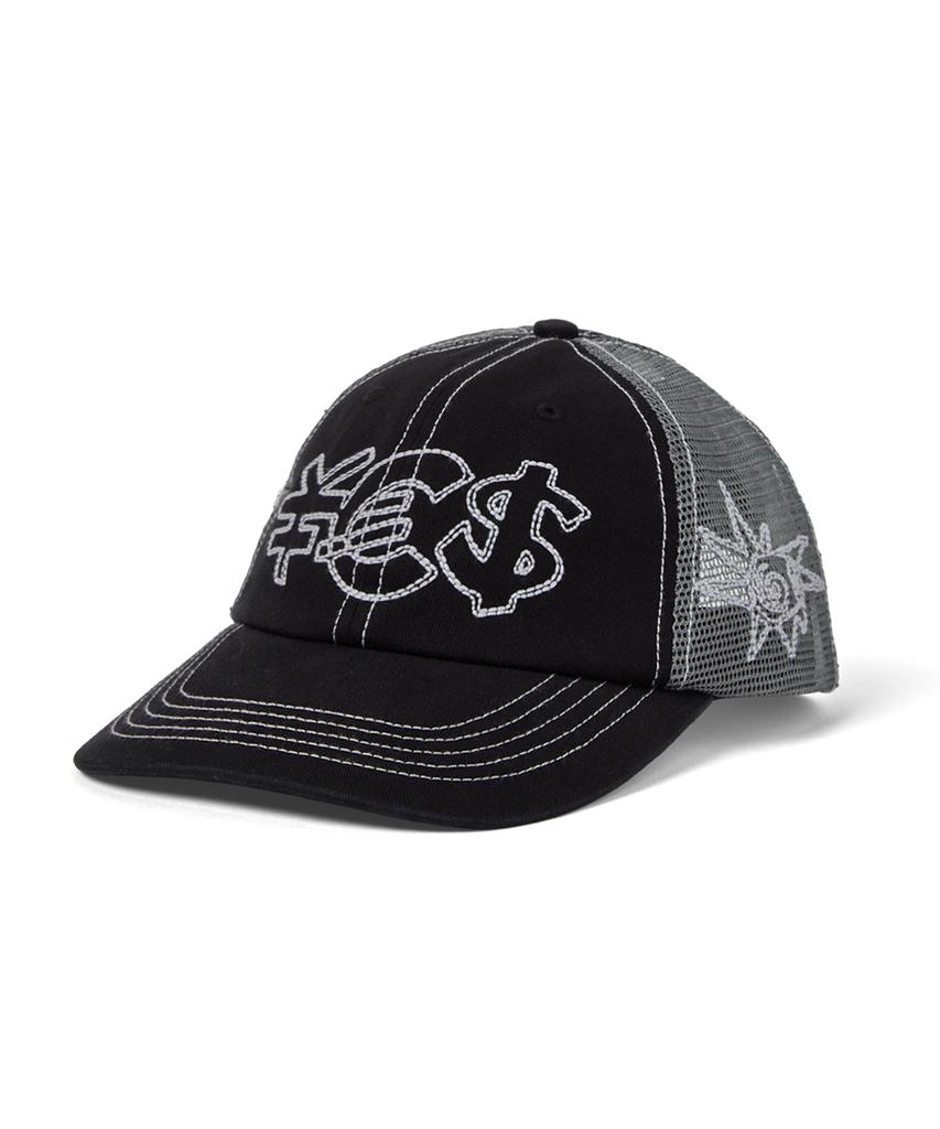 YESEYESEE Hardcore Mesh Cap Black