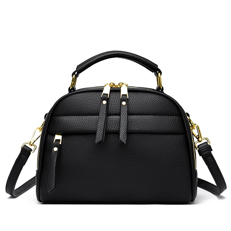 Retro Style PU Leather Shoulder Bag for Women Monochromatic Crossbody Bag Luxurious Design New Fashion Standard