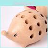 Hedgehog Creative Wooden Pen Cup Pencil Holder Storage Decoration Desktop