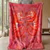 Tiger Love Artwork 1 Theme blanket Lightweight Warm Flannel Blanket Decorative Throw Blanket for Home Decoration