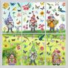 9 Sheets of  Window Decals Spring Window Stickers Decals for Glass Door Decorations