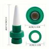 2/4 STÜCK Selbstbewässerungs-Tropfspieße, Automatische Tropfbewässerung für Zimmer- und Reisepflanzen, Gießflaschendüse