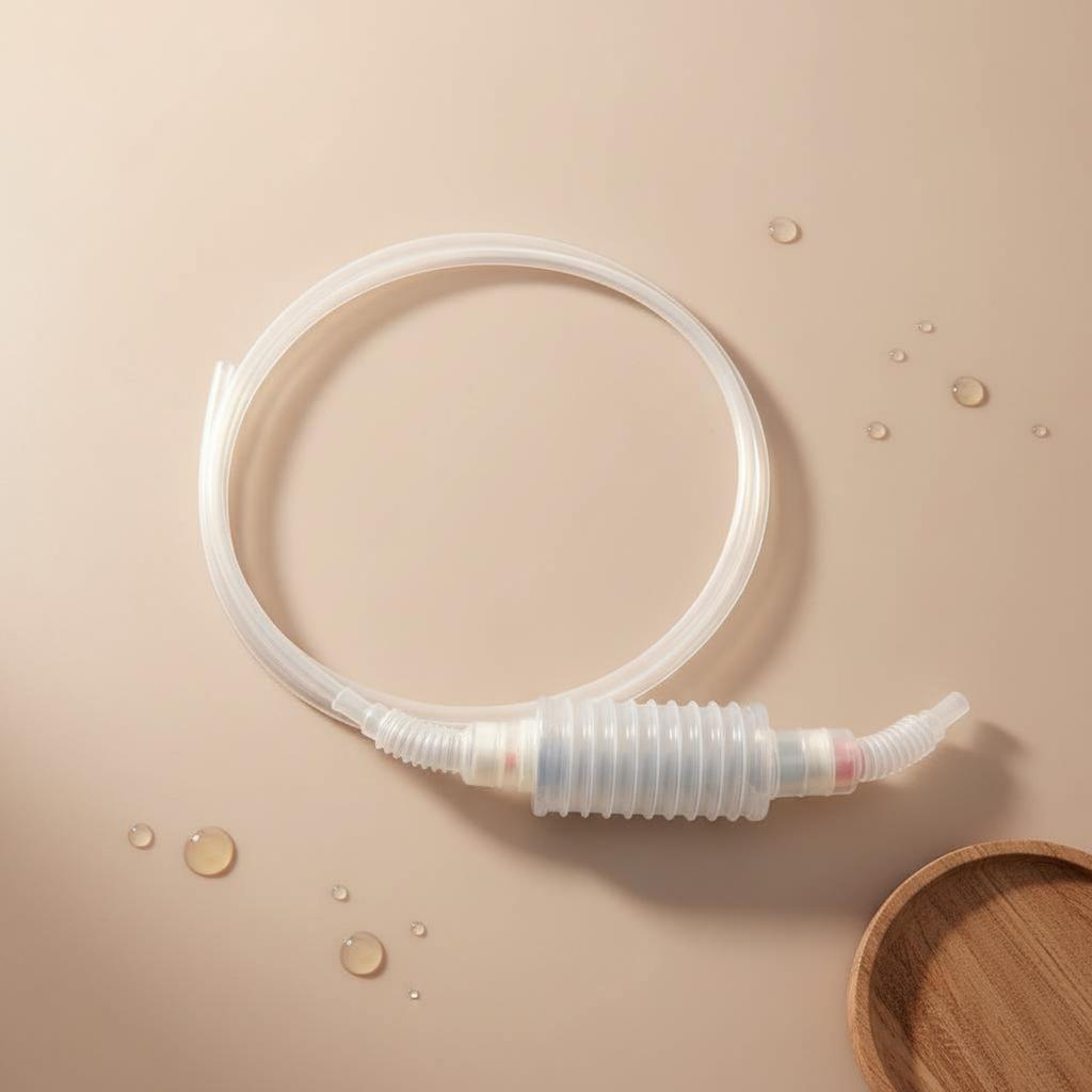 Food Grade Oil and Fermented Beverage Pump With Strainer Hand Press Siphon Automatic-Priming Siphon Hose Easy to Use Household