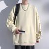 Breasted crew neck sweater men's spring and autumn 2025 new Hong Kong style loose senior sense large size youth jacket trendy brand