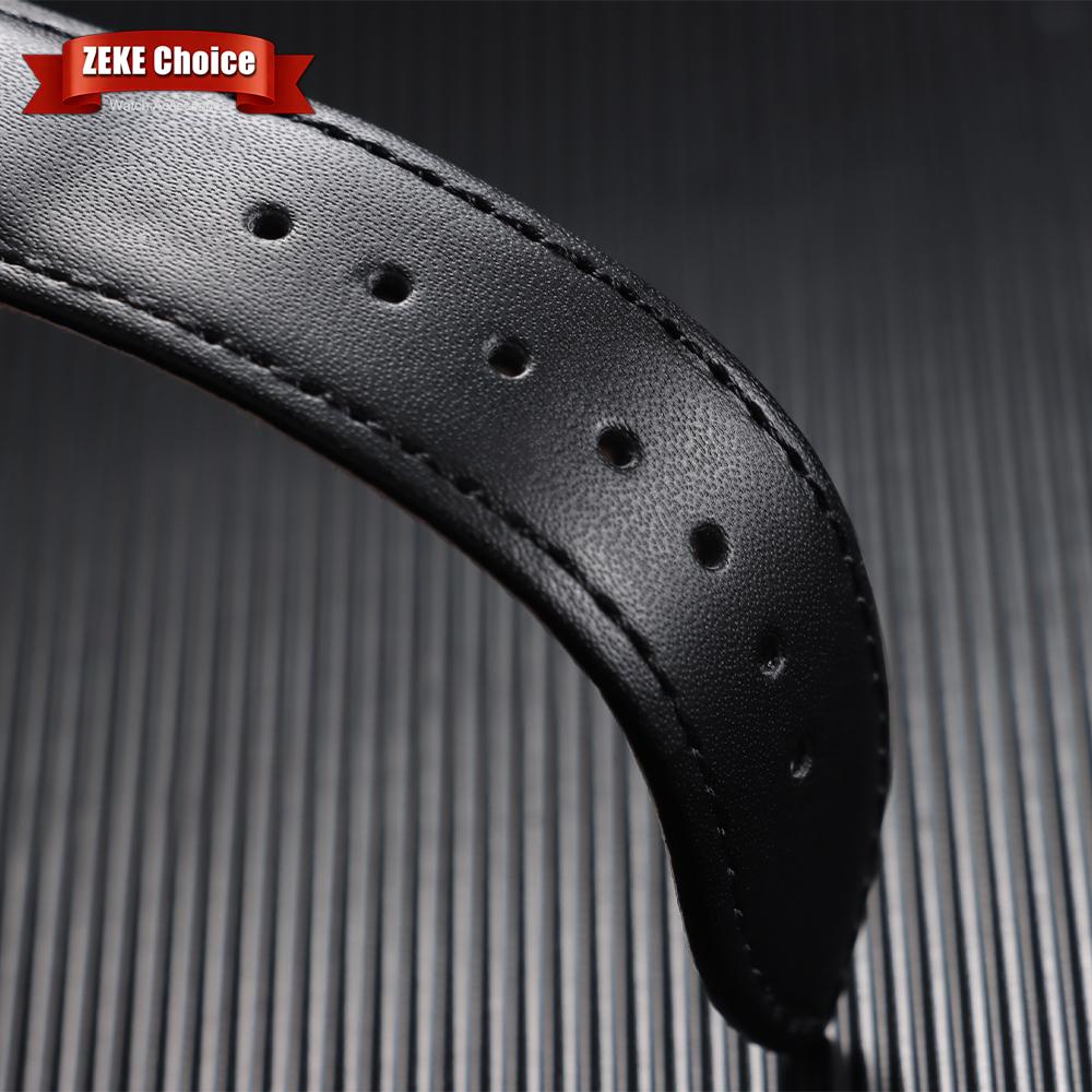 Bracelet de Montre en Cuir de Veau Matériau Souple 12mm 14mm 16mm 18mm 20mm 22mm 24mm Bracelets de Montre-Bracelet avec Boucle Ardillon Argentée