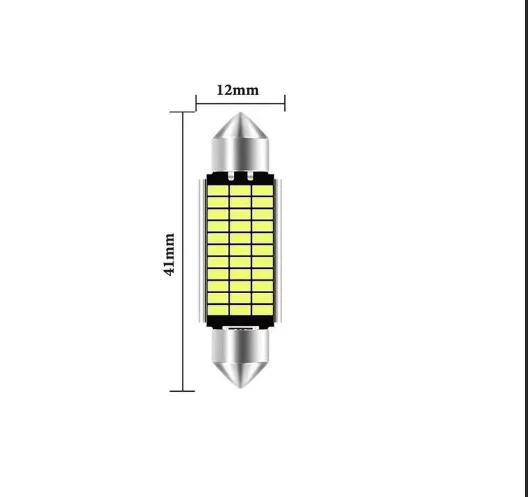 2/10Pcs LED Festoon Dome 31mm 36mm 39mm 42mm Super Bright LED Bulb HighQuality Car License Plate Light Car Interior Reading Lamp