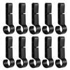 10pcs Light Clips Durable Plastic Helmet Clips Headlamp Hard Hat Safety hat Hook Plastic Outdoor Headlamps Flashlights