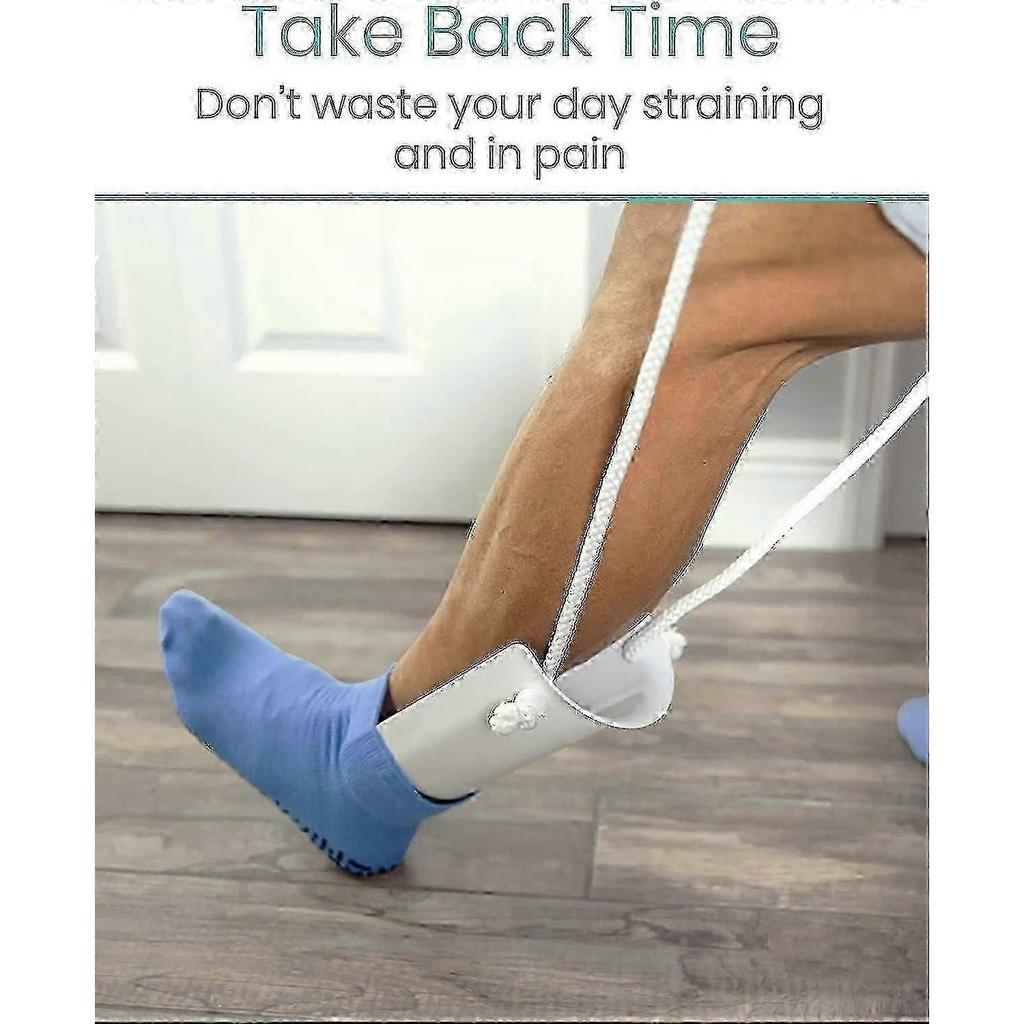 Sock Aid - Easy On And Off Stocking Slider - Pulling Assist Device - Compression Sock Helper Aide Tool - Puller, For Elderly, Senior, Pregnant