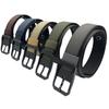 Needle Canvas Korean Denim Student Belt Quality Men'S High Quality Jeans Double Side Belt Buckle Casual