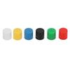 180PCS 6 Colors Breadboard Push Button Cover Round Shape ABS Plastic Tact Switch Push Button Hat Switch Button Hats