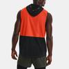 Under Armour Basketball Training Color Block Ärmelloser Hoodie Herren Tops Schwarz 1369341-001