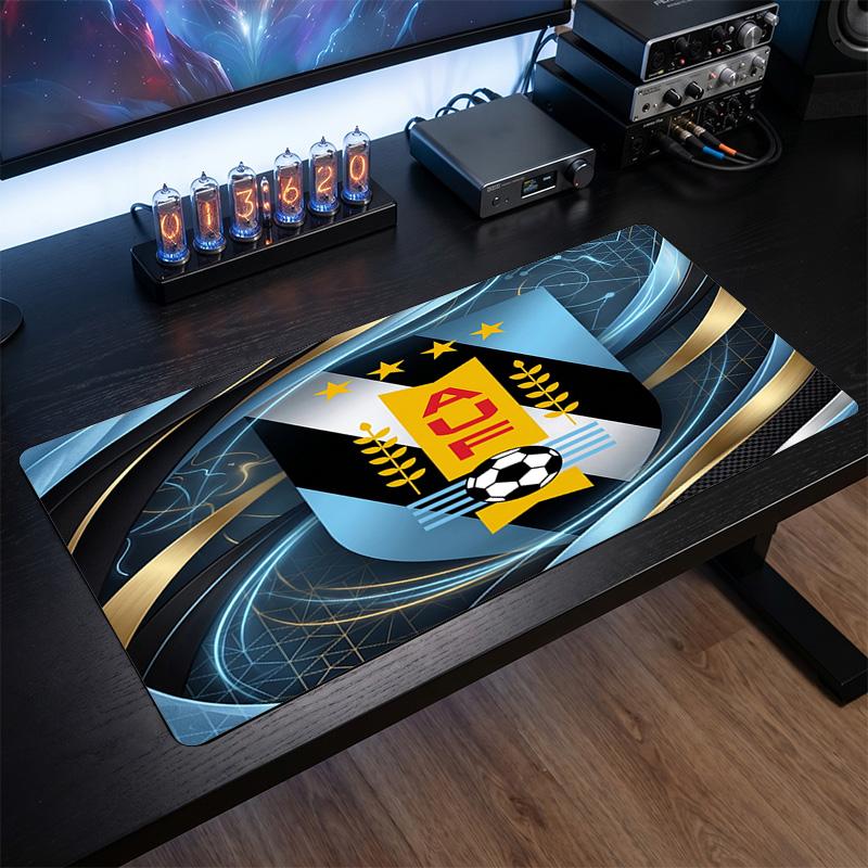 Uruguay Football Crest Mouse Pad, Extended Non Slip Rubber Desk Mat for Gaming Office Laptop Fan Gift