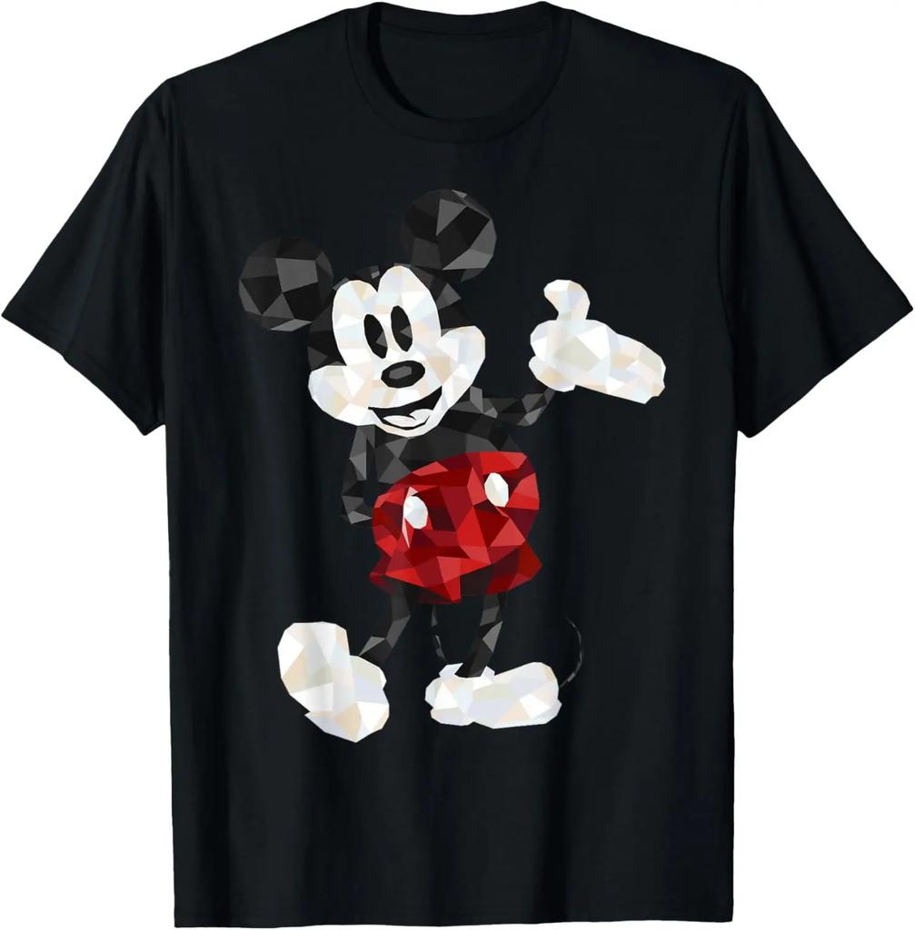 New Mickey Mouse Poly Mickey Portrait Fashion Casual T-Shirt S-4XL Four Seasons Unisex