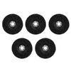 5Pcs 100mm Black Poly Strip Wheel Disc Paint Rust Removal Tool for Angel Grinders