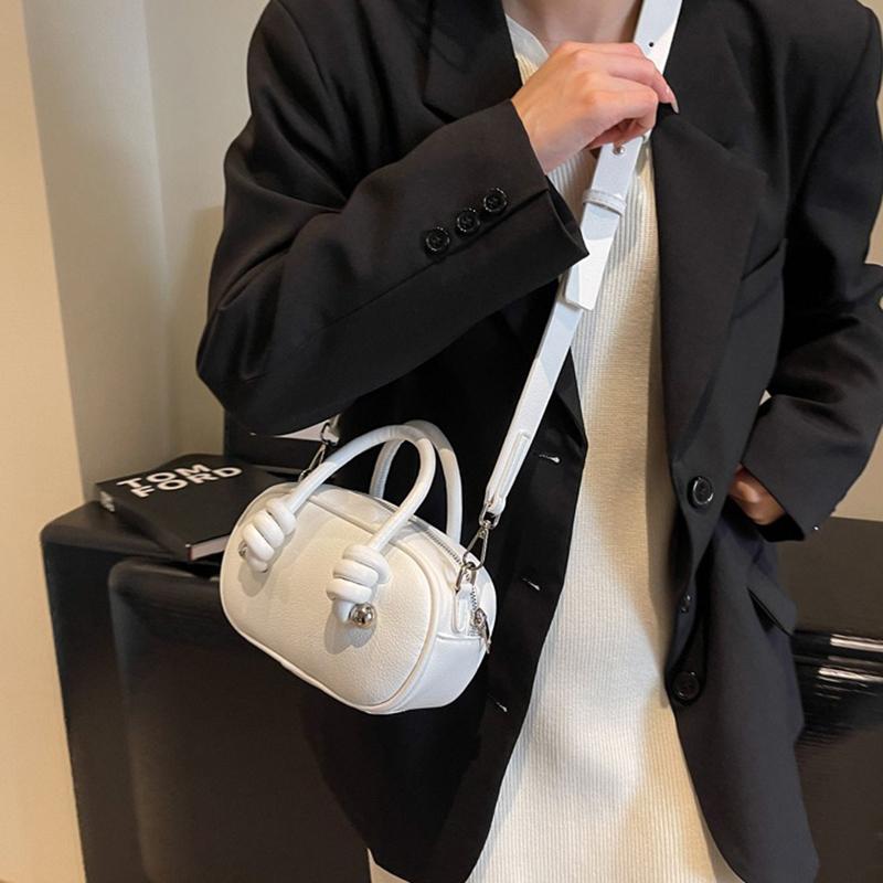 2024 New Fashion Versatile Niche Design Boston Bag Trendy Handbag Exquisite Small Bag Crossbody Bag