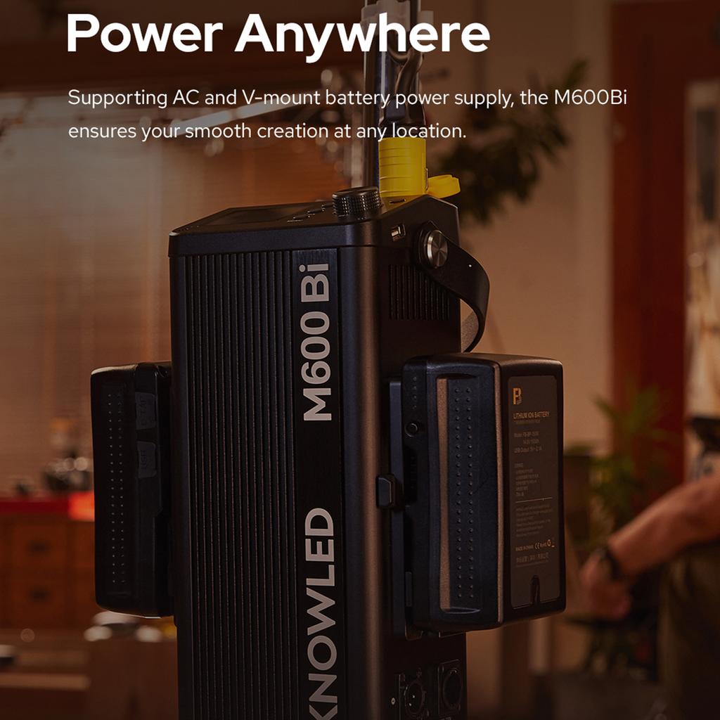 Godox M600Bi 750W Studio LED Video Light Photography Fill Light 2800K6500K Dimmable 21 FX Lighting