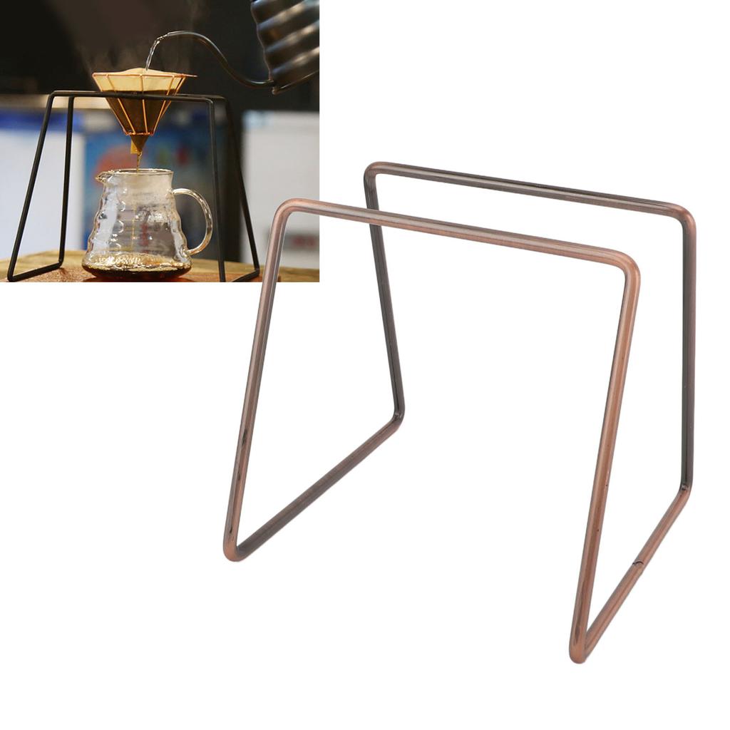 Metal Coffee Filter Cup Holder Pour Over Coffee Filter Dripper Stand Filter Paper Holder Set