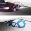 1 Set Universal Aluminum Alloy Rear Tow Hook Racing Rear Tow Hook Rhombic Towbar Towing Tools For Civic Fit Jazz Gk5