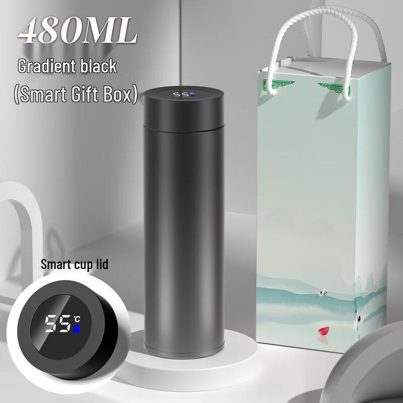 SMPP&DR Smart LED Display Gradient Insulated Mug