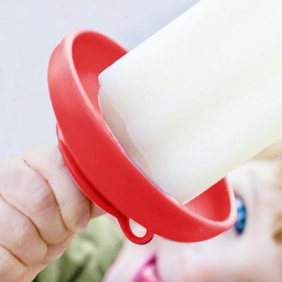 Drip Free Popsicles Holder Color Silicone Portable Reusable Popsicles Holder Food Grade Silicone Popsicles Sleeve For Summer
