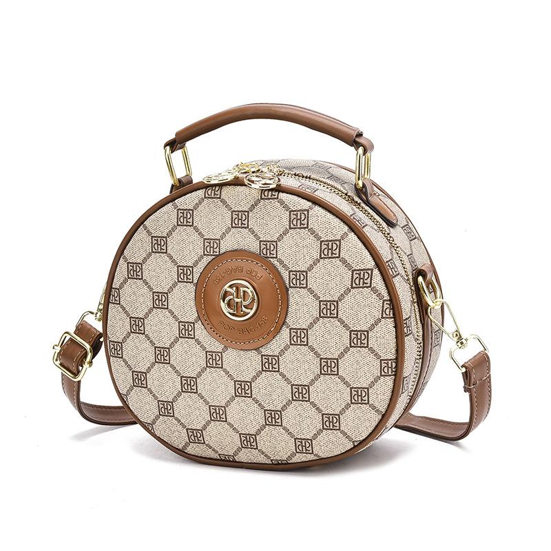 Geantă de damă geantă de vară pentru femei 2025 nouă la modă versatilă geantă messenger rotundă geantă rotundă mică portabilă high-end