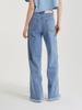 UNKNOWN PLANET Line Slit Denim Pants Blue
