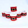 2Pcs/lot Santa Clothes Napkin Ring Xmas Towel Holder Circles Christmas Dinner Party Table Decor Christmas Decorations for Home