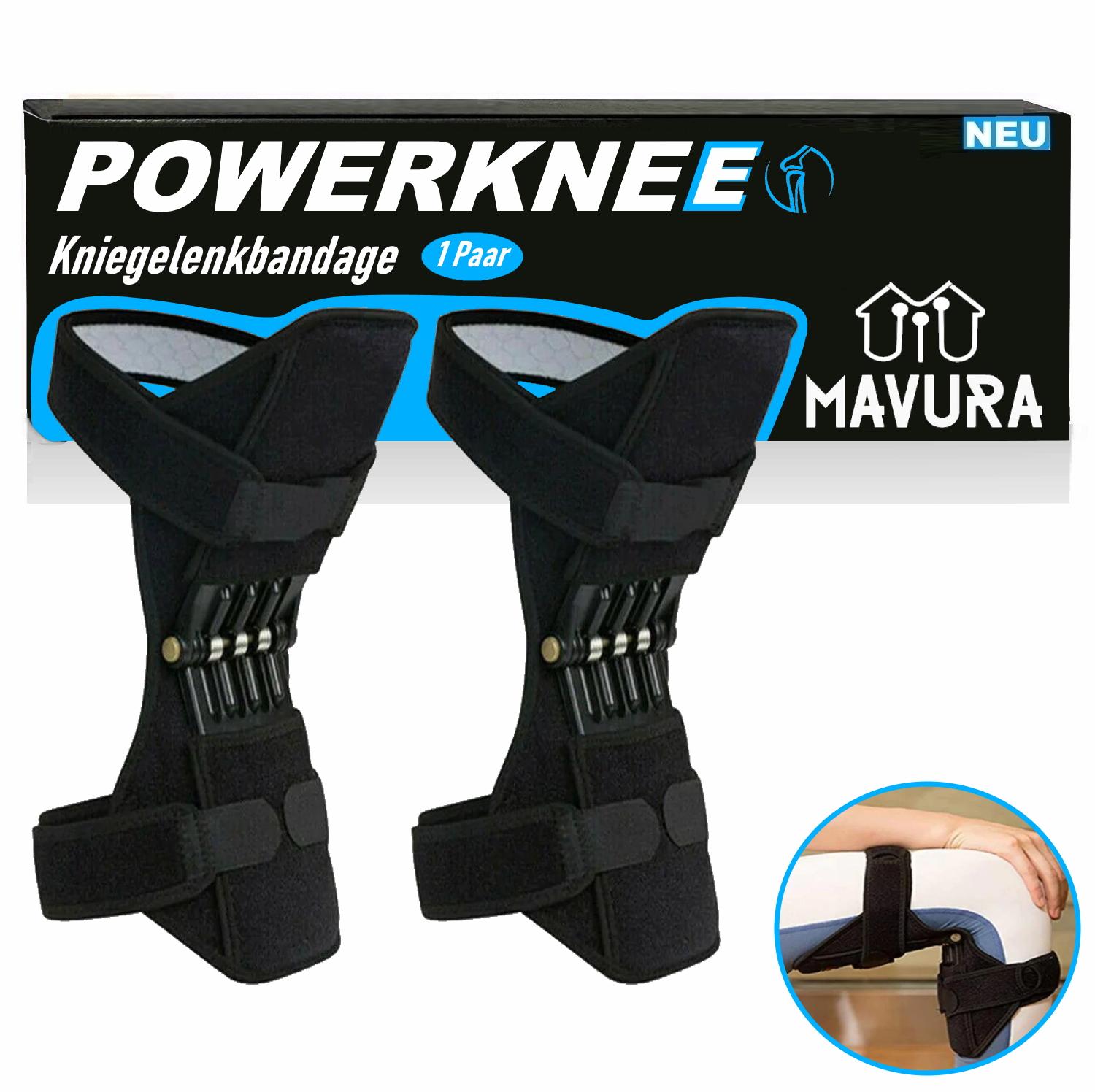 

POWERKNEE knee joint support knee stabilizer knee bandage spring [set of 2]