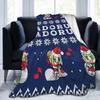 PADORU PADORU Blanket Flannel Sofa Throw Blanket Warm for Home Bedroom Travel Throws Bedspread Quilt