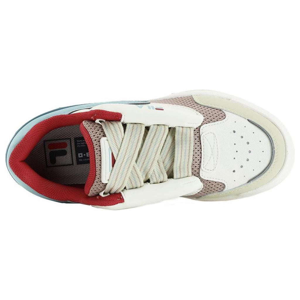Fila Mix Comfortable Versatile Low-Top Skate Shoes Women Sneaker White Brown F12W334201FRG