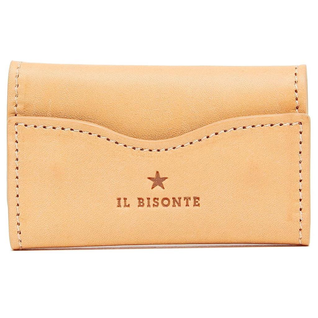 Key Case Beige IL BISONTE SKH144 PV0001 NA106B [IL BISONTE] Women's [Item]