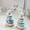 Nordic Style Stone Candlestick Decorative Ornaments Crafts Wooden Starfish Display Candle Holder Decor Valentine's Day Birthday