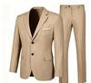 Completo casual da uomo europeo-americano 2025: Completo Due Pezzi Pantalone e Giacca per Matrimoni e Banchetti