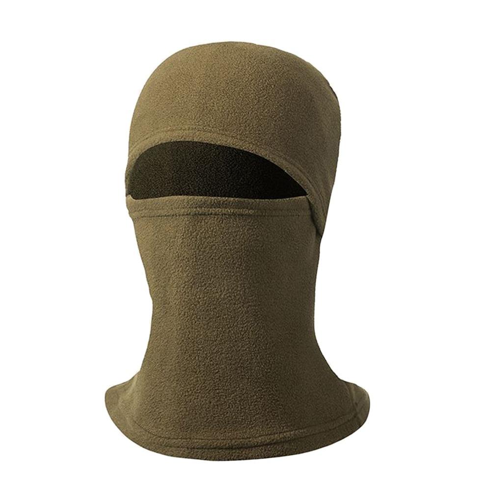 

Fashion Polar Fleece Winter Hat Windproof Full Face Beanies Warm Ski Mask Caps Women Men зелений
