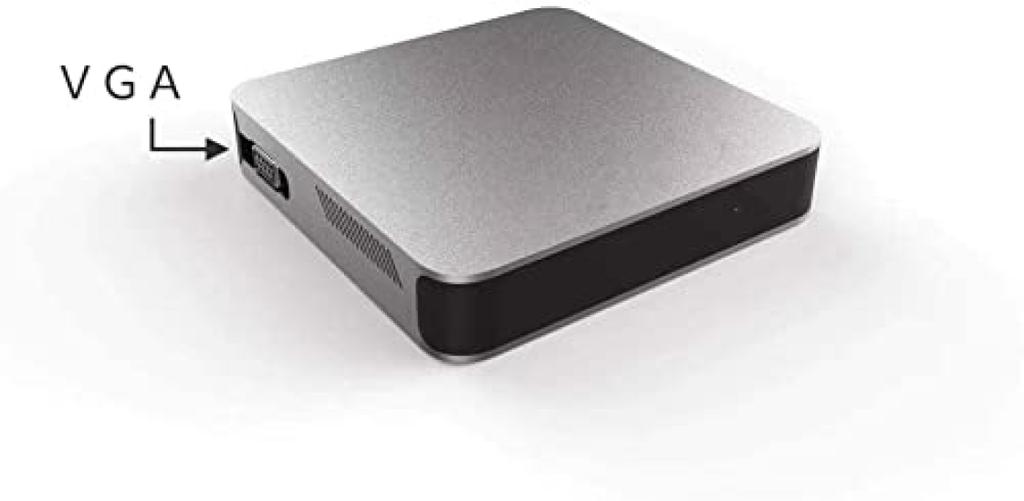 GMJ Desktop Mini PC with WPS Office and Windows 10 Celeron N3350 4GB 64GB USB and Quiet Operation Ultra-Lightweight, Space-Saving Pro, Processor,