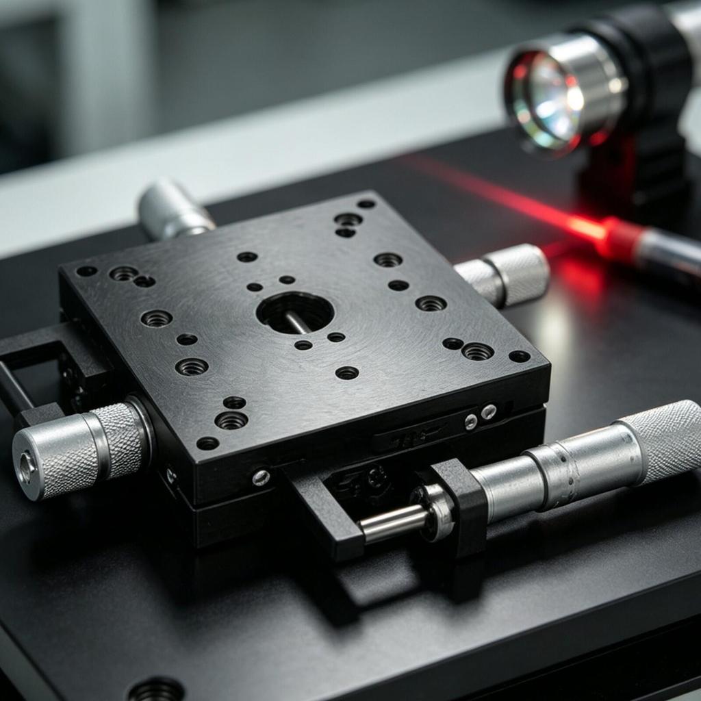 XY Positioning Stage Two-Axis Manual Slide Table Long-Lasting for Optical Setups