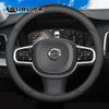 Für Volvo XC90 2015- Lenkradbezug aus Leder Der Lenkradbezug Auto Auto Radbezug Auto