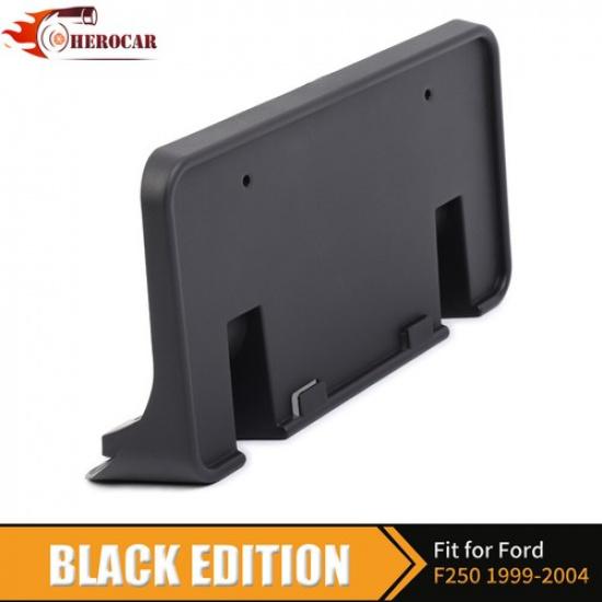 Front Bumper License Plate Frame Bracket For 1999-2004 Ford F250 F350 F450 F550