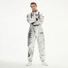 Unisex Astronaut Costume Cosplay Jumpsuit Halloween Party Space Theme Role Play Outfit