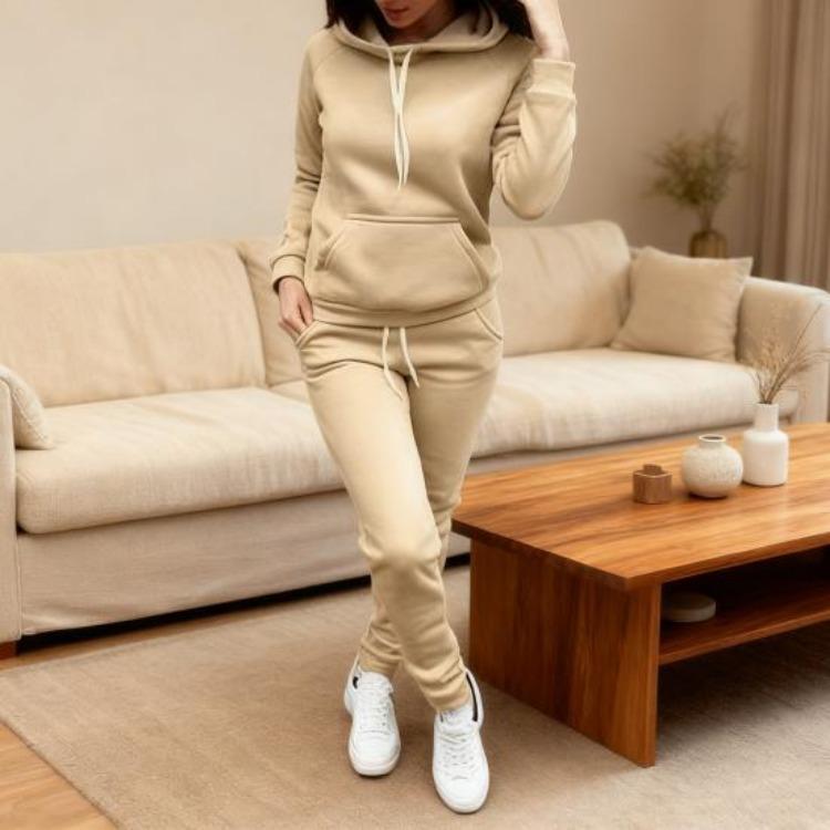 Women Long Sleeve Pullover Hoodie and Jogger Pants Set 2 Piece Outfits Casual Tracksuit Lounge Wear Fall Sweatshirts