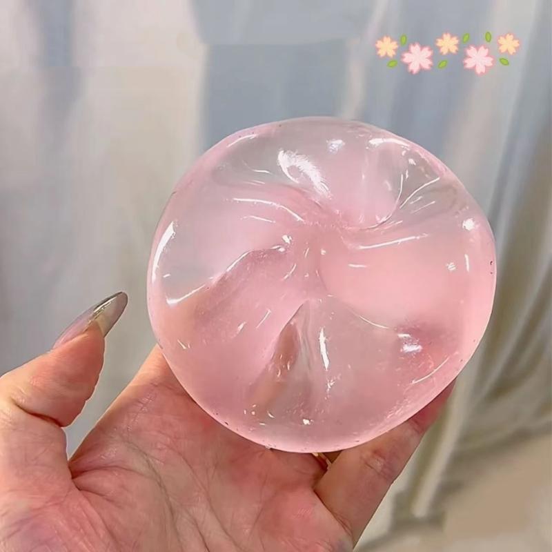 Maltosio Trasparente Lento Rimbalzo Sollievo dallo Stress Ornamento da Scrivania Sensoriale Fidget Per Adulti Decorazioni per la Casa Statuetta Artistica