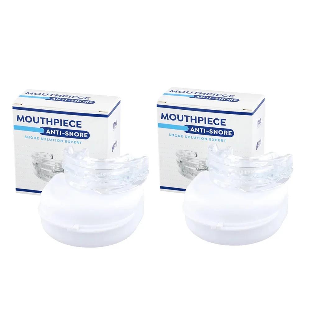 Anti Snoring Bruxism Mouth Guard Improve Sleeping Quality Anti Snoring And Apnea Snoring Device Mouth Guards with Storage Box