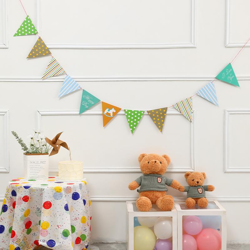 Dekoration für die erste Geburtstagsparty: Geburtstagsbanner für Jungen und Mädchen