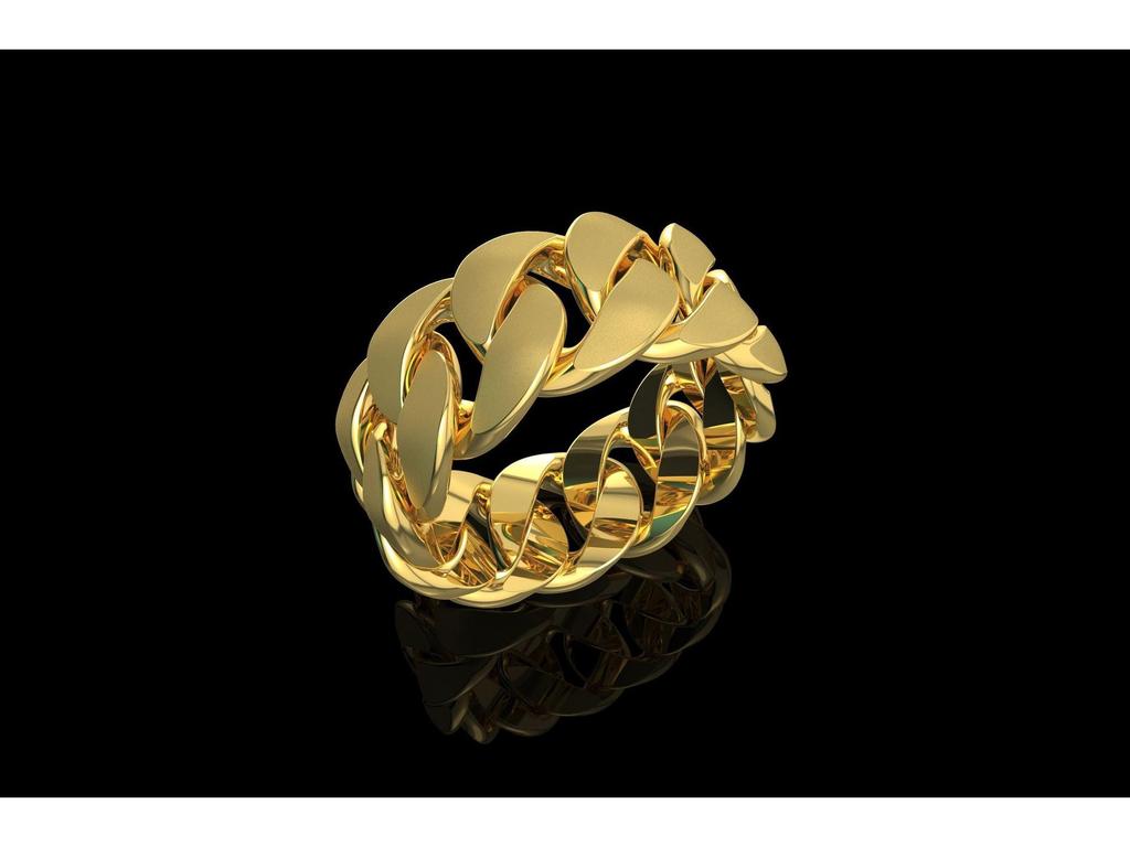 He Cheng 2021 Bestseller Classic Braided Chain Alloy Finger Ring - Fashion Versatile
