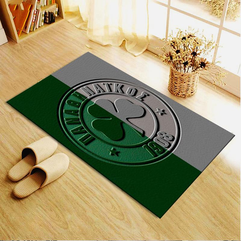 2026 NOVÝ Fotbalový koberec Panathinaikos pro obývací pokoj, ložnici, domácí dekoraci pohovky, dětská hrací protiskluzová podložka