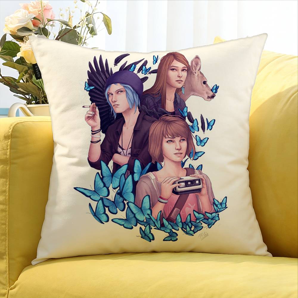 Game LLife Is Strange World Various Sizes Square Pillow Case For Car Home Bedchamber Decor