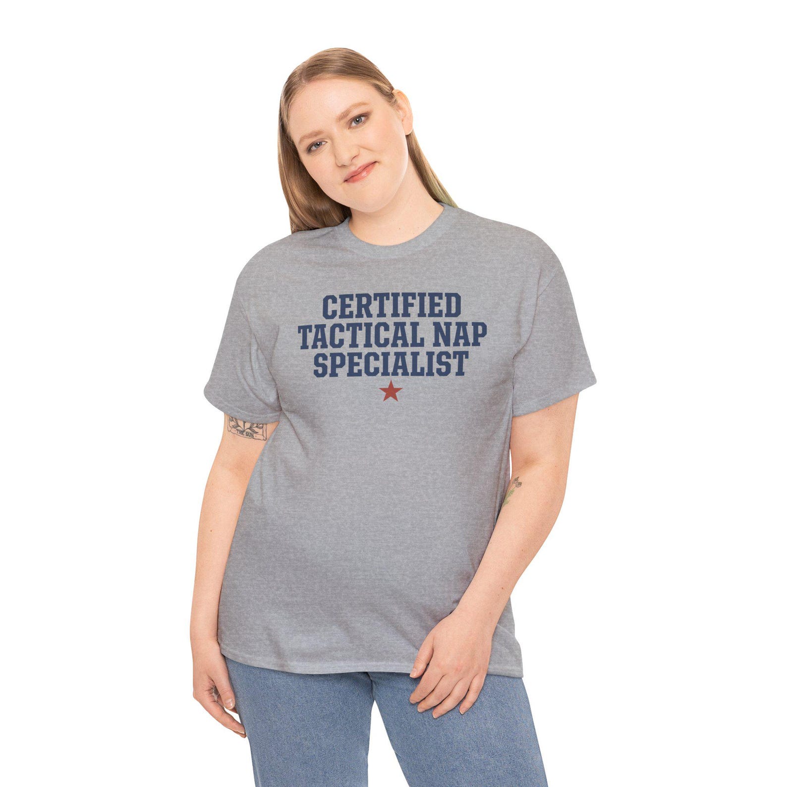 Certified Tactical Nap Specialist Tee | Funny Military Sleep Humor Shirt 2XL