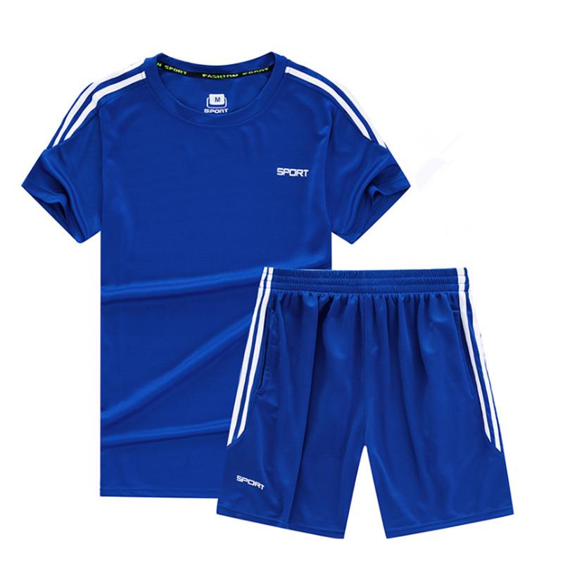 Buy Men Sports Wear Loose Tracksuit Sport Suits Fitness Tshirt Running