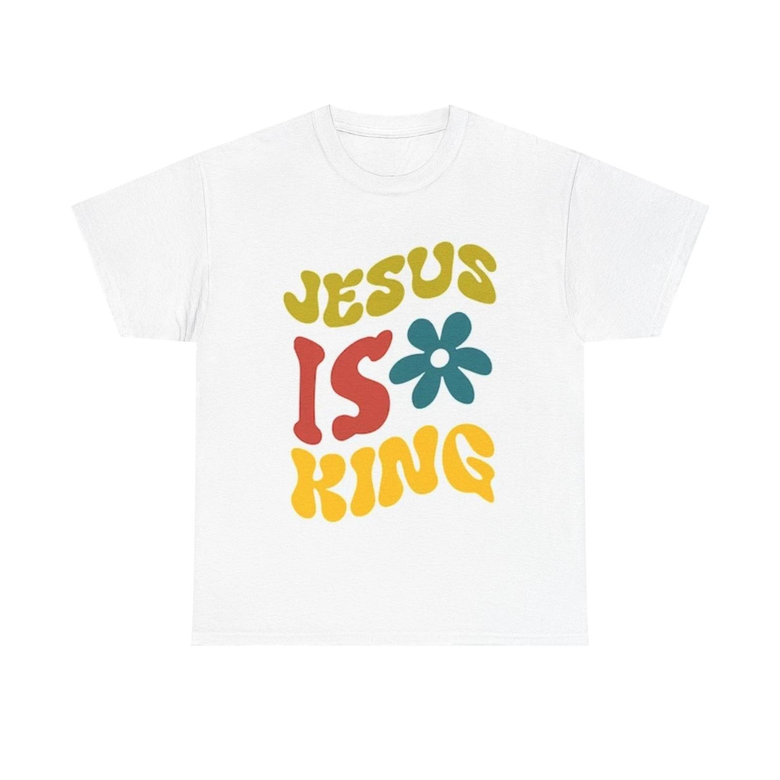 Men s and Women s T-shirts Jesus Is King M