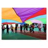 Kinder Regenbogen Fallschirm Körperliche Übung Sensorisches Training Kindergarten Outdoor Gruppenspiel Trainingshilfe mit Griffen